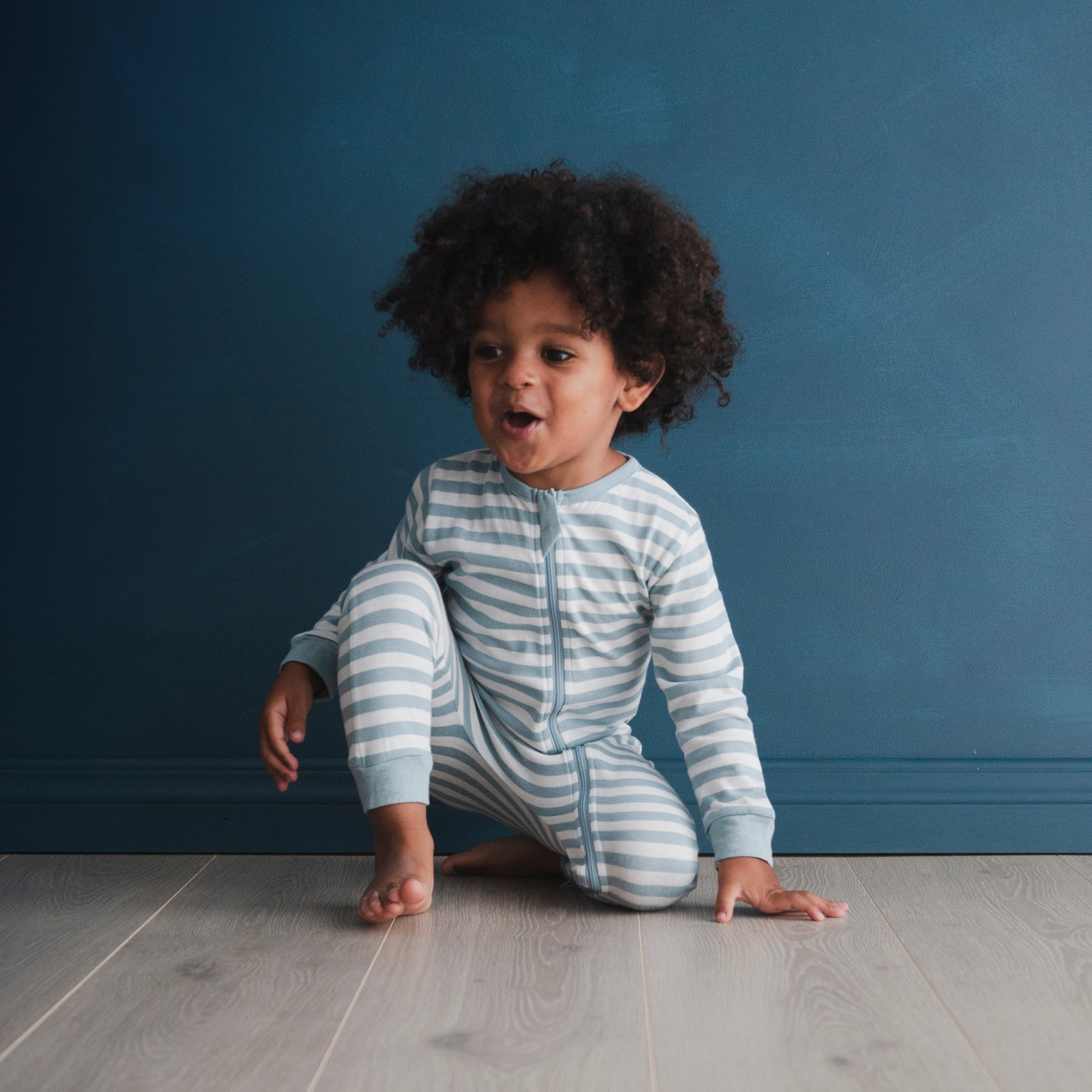 PJ Suit | Tide Stripe - Merino & Me