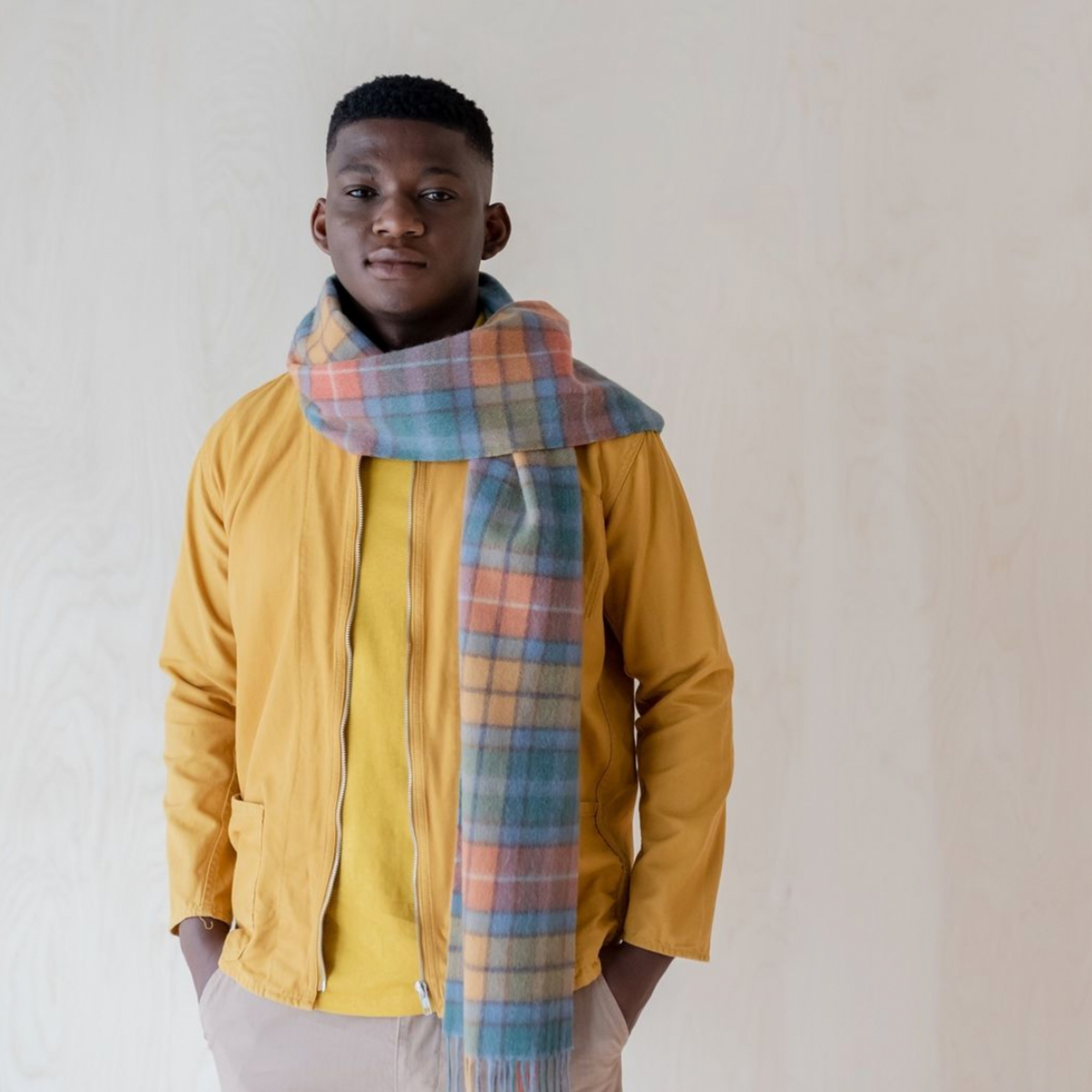 Lambswool Oversized Scarf | Buchanan Antique - Merino & Me