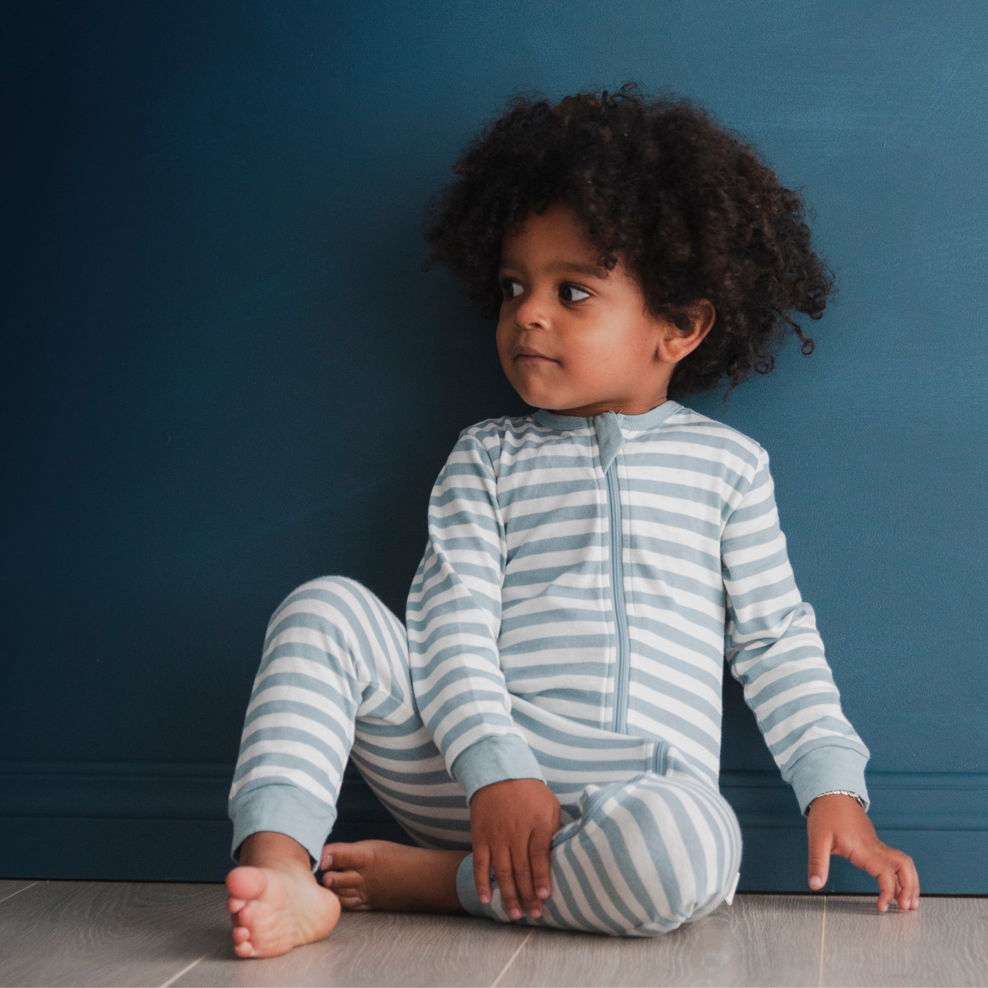 PJ Suit | Tide Stripe - Merino &amp; Me