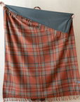 Wool Picnic Blanket with Leather Strap-Picnic Blankets-The Tartan Blanket Co-OS-Stewart Royal Antique Tartan-Merino & Me