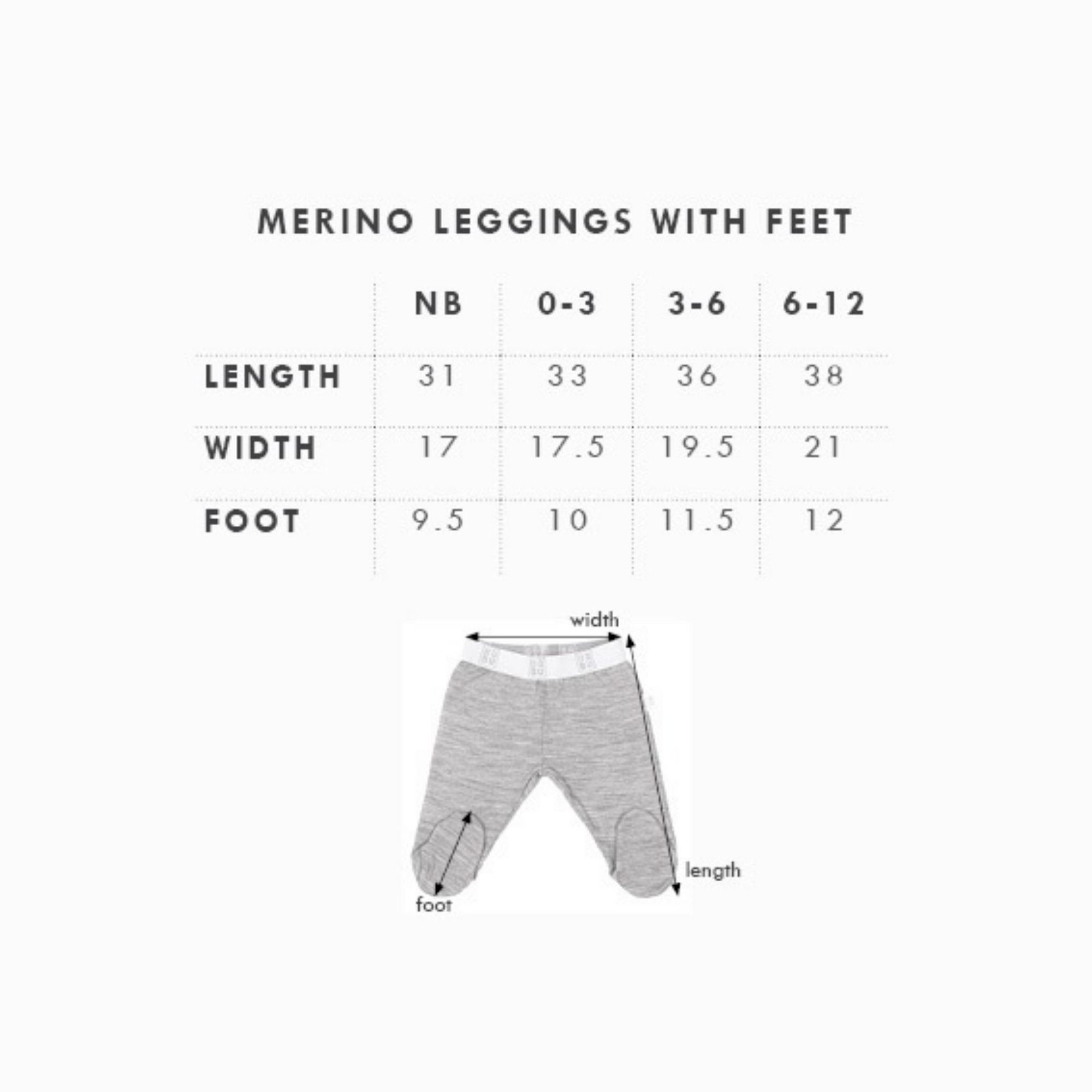 Merino Footed Leggings | Chalk Pink - Merino & Me