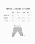 Merino Footed Leggings