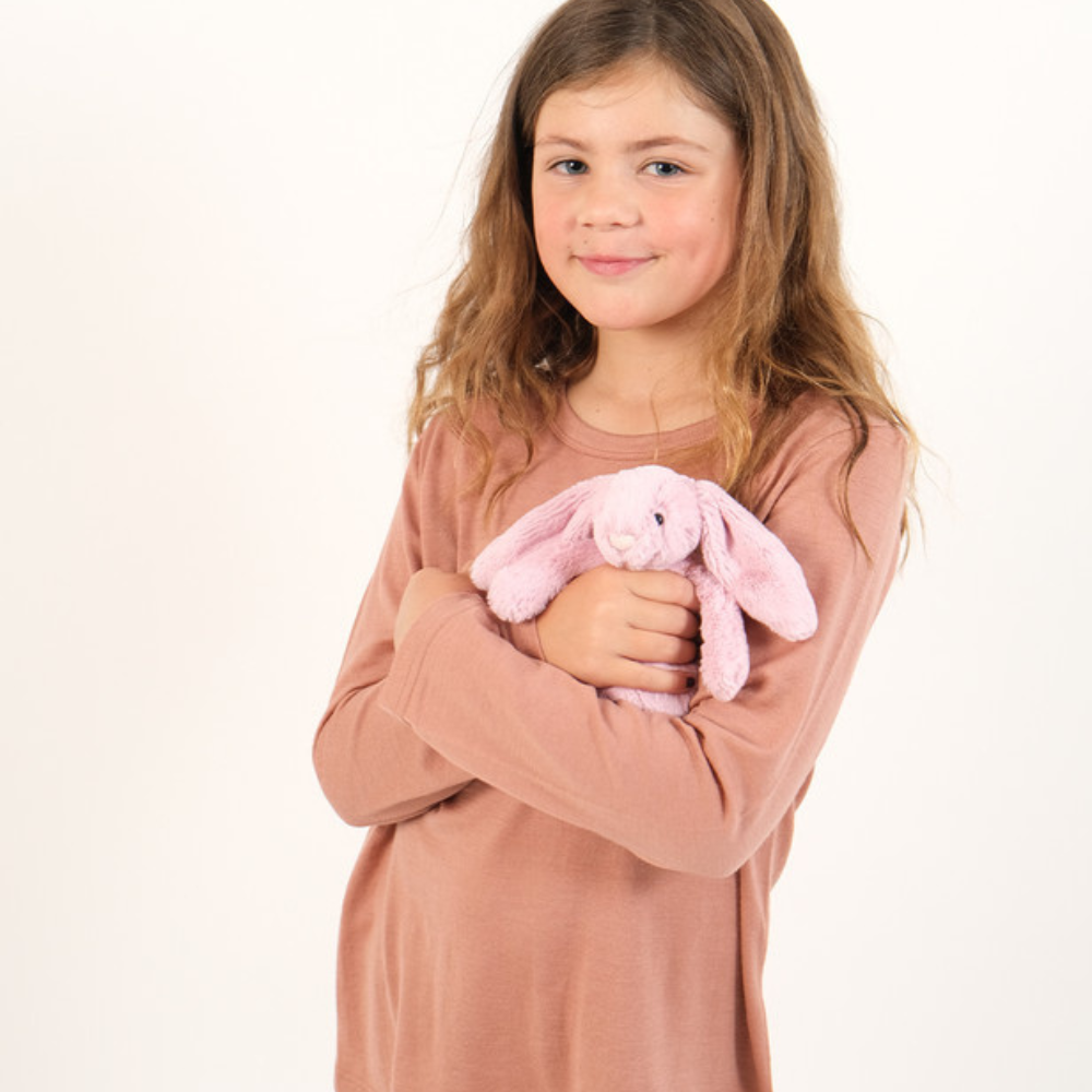 Merino Pyjama Set | Rose - Merino & Me