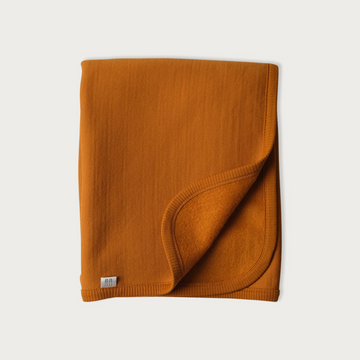 Merino Fleece Blanket | Honey Ginger