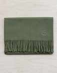 Lambswool Baby Blanket-Blanket-The Tartan Blanket Co-OS-Olive-Merino & Me