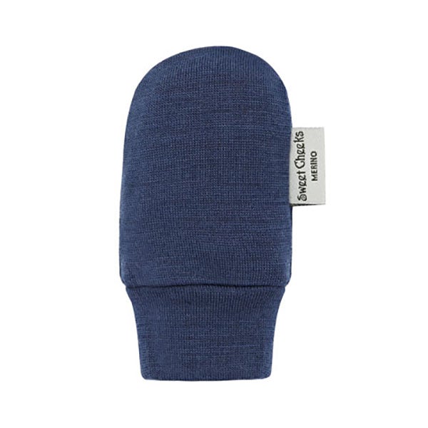 Newborn Mittens | Navy - Merino & Me