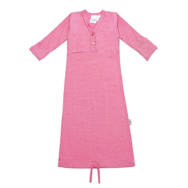 Button Nightie | Pink - Merino & Me