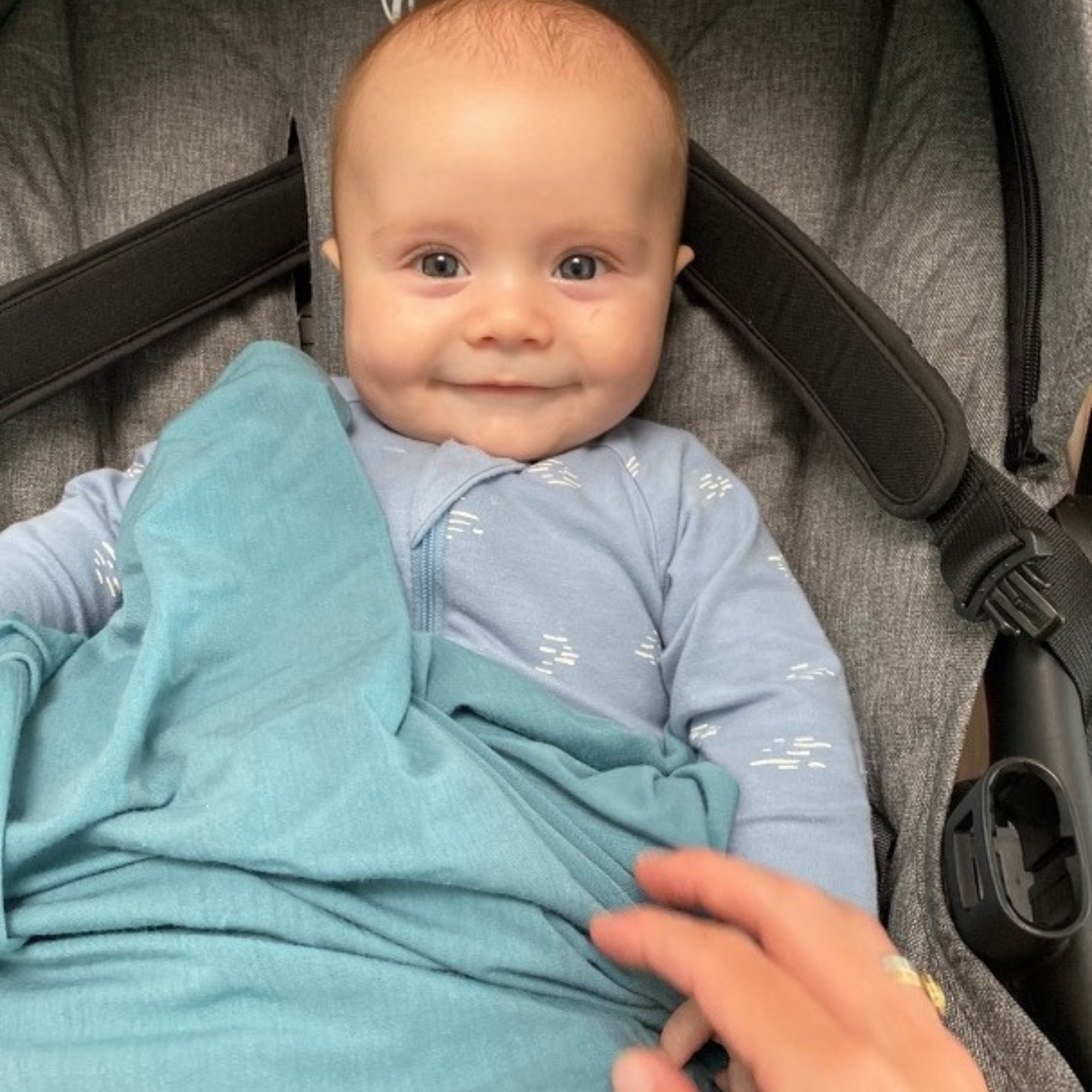 Baby Wrap | Sky Blue - Merino & Me