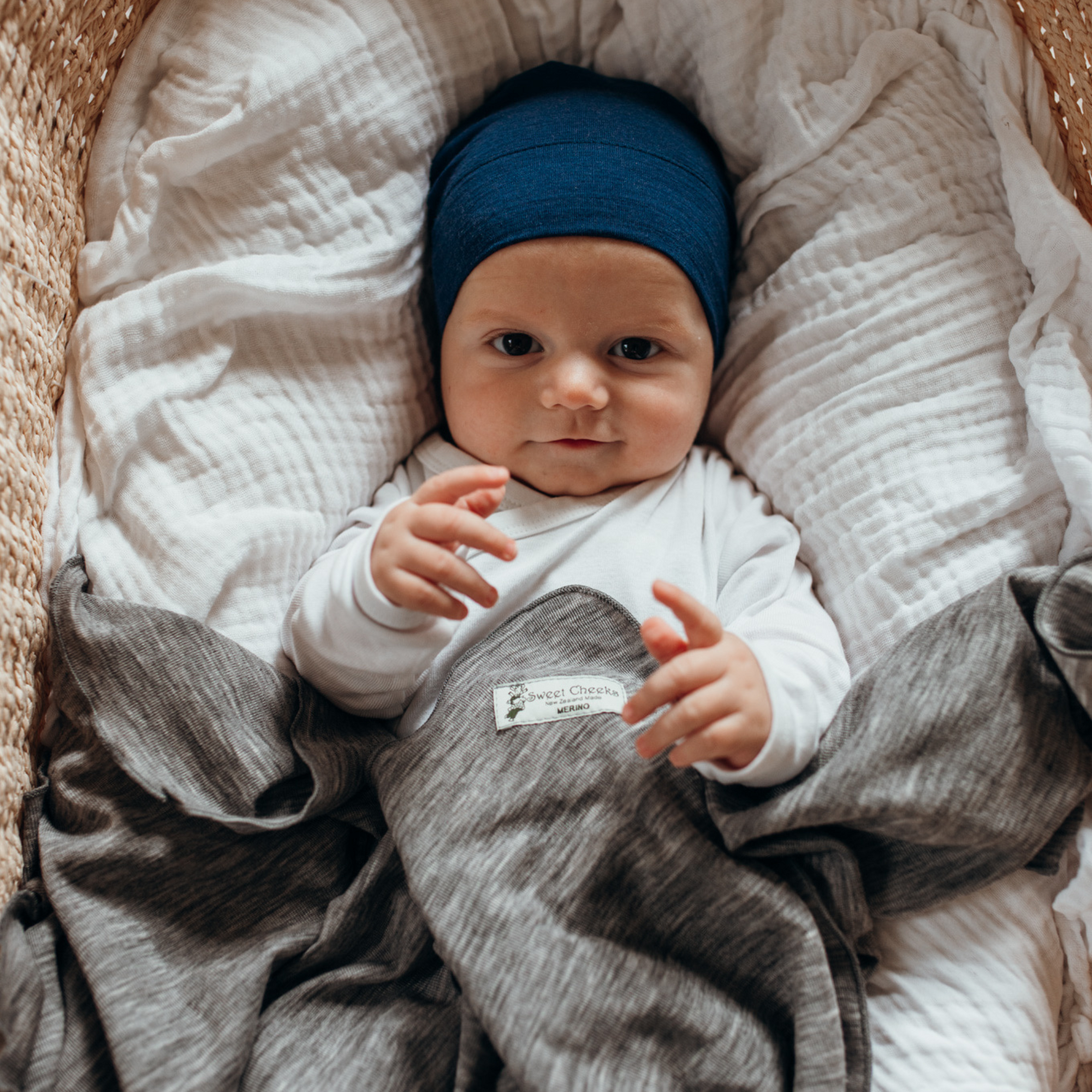 Beanie | Navy - Merino & Me