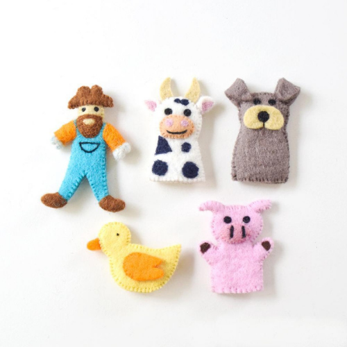 Finger Puppet Set | Old MacDonald - Stina's Style