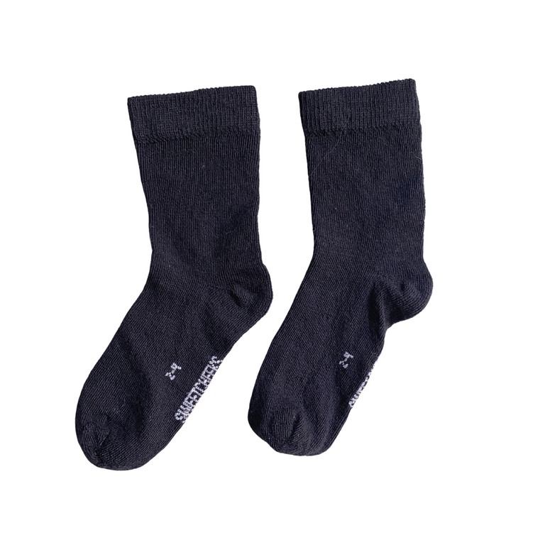 Sweet Cheeks Merino Navy Merino Socks | Merino & Me