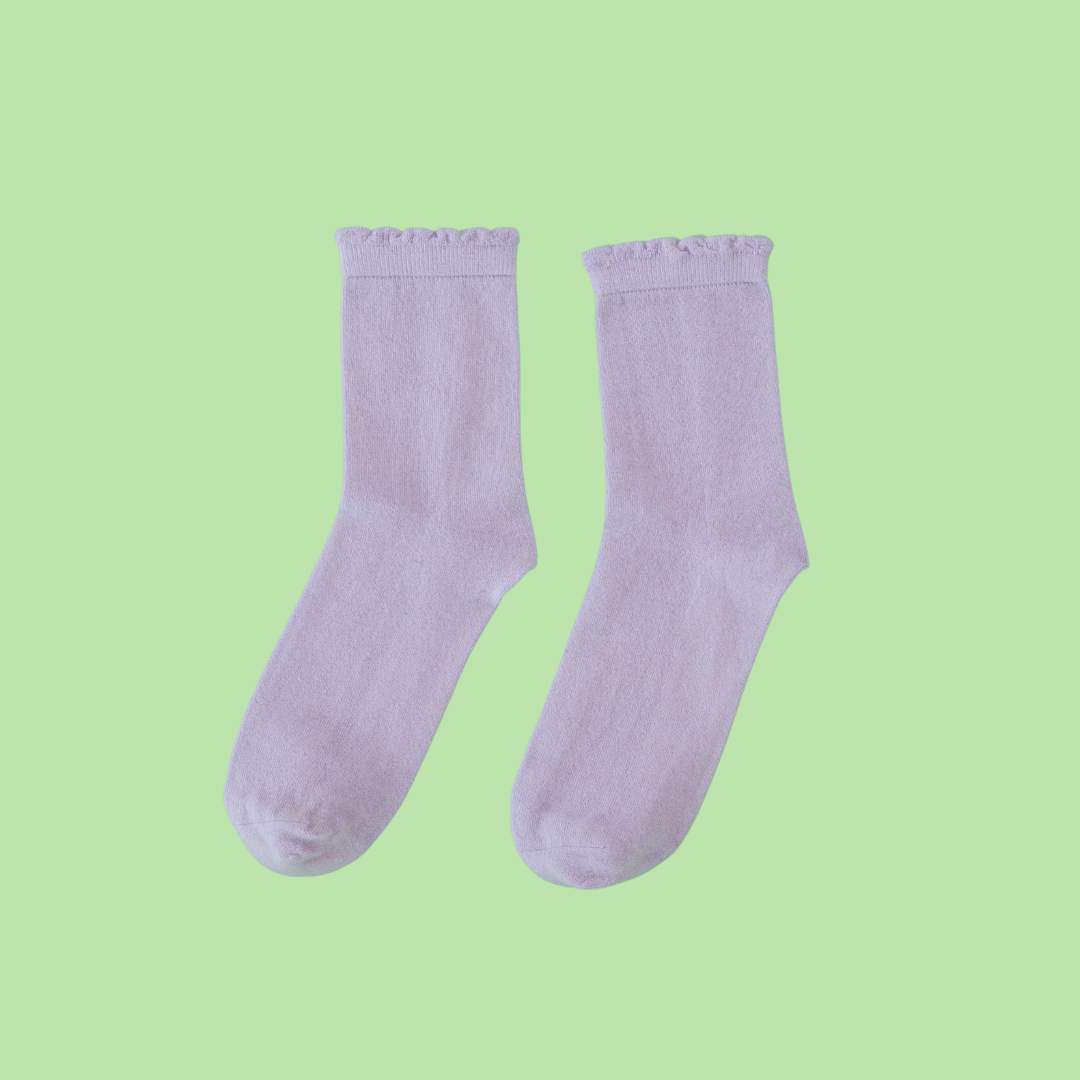 Adult Cashmere Socks | I Lilac You A Lot - Merino & Me