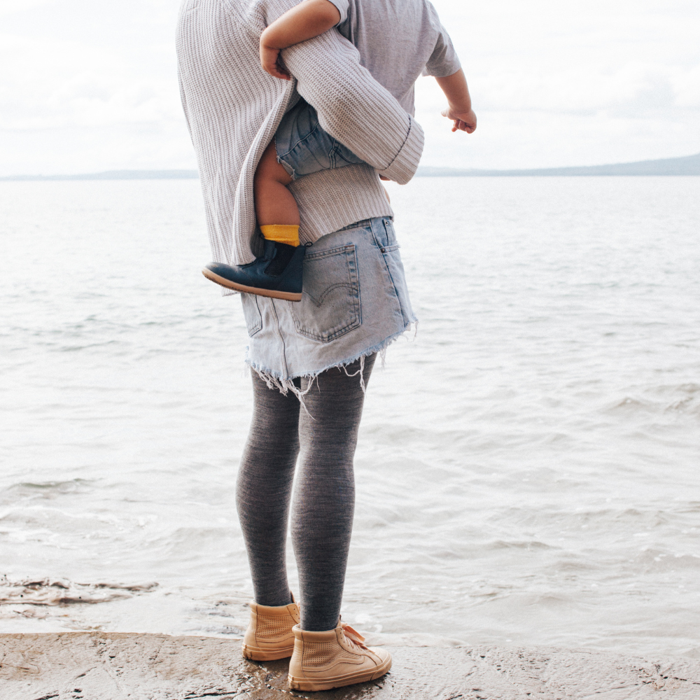 Ladies Tights | Grey - Merino & Me