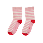 Crew Merino Socks  | Pink Stripe
