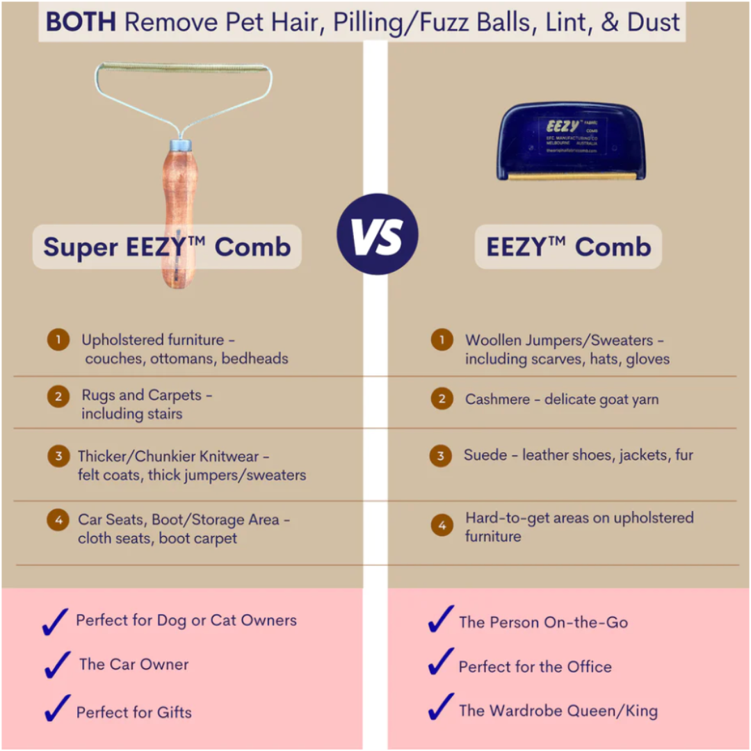 Super EEZY Original Fabric Comb - Merino & Me