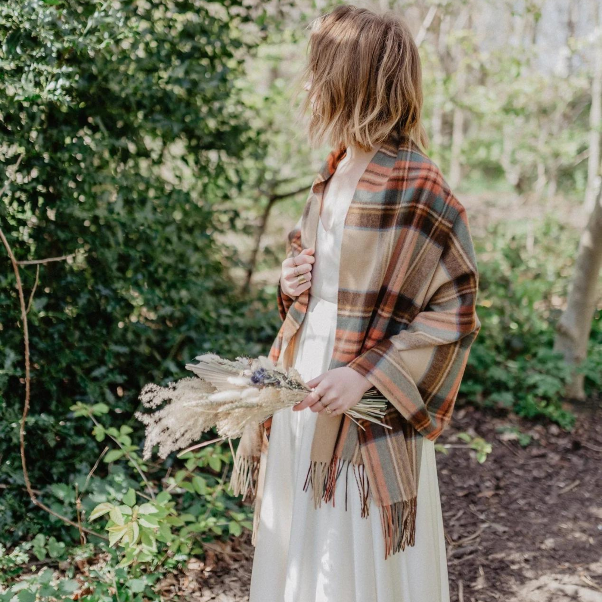 Lambswool Blanket Scarf | Stewart Dress Antique - Merino & Me