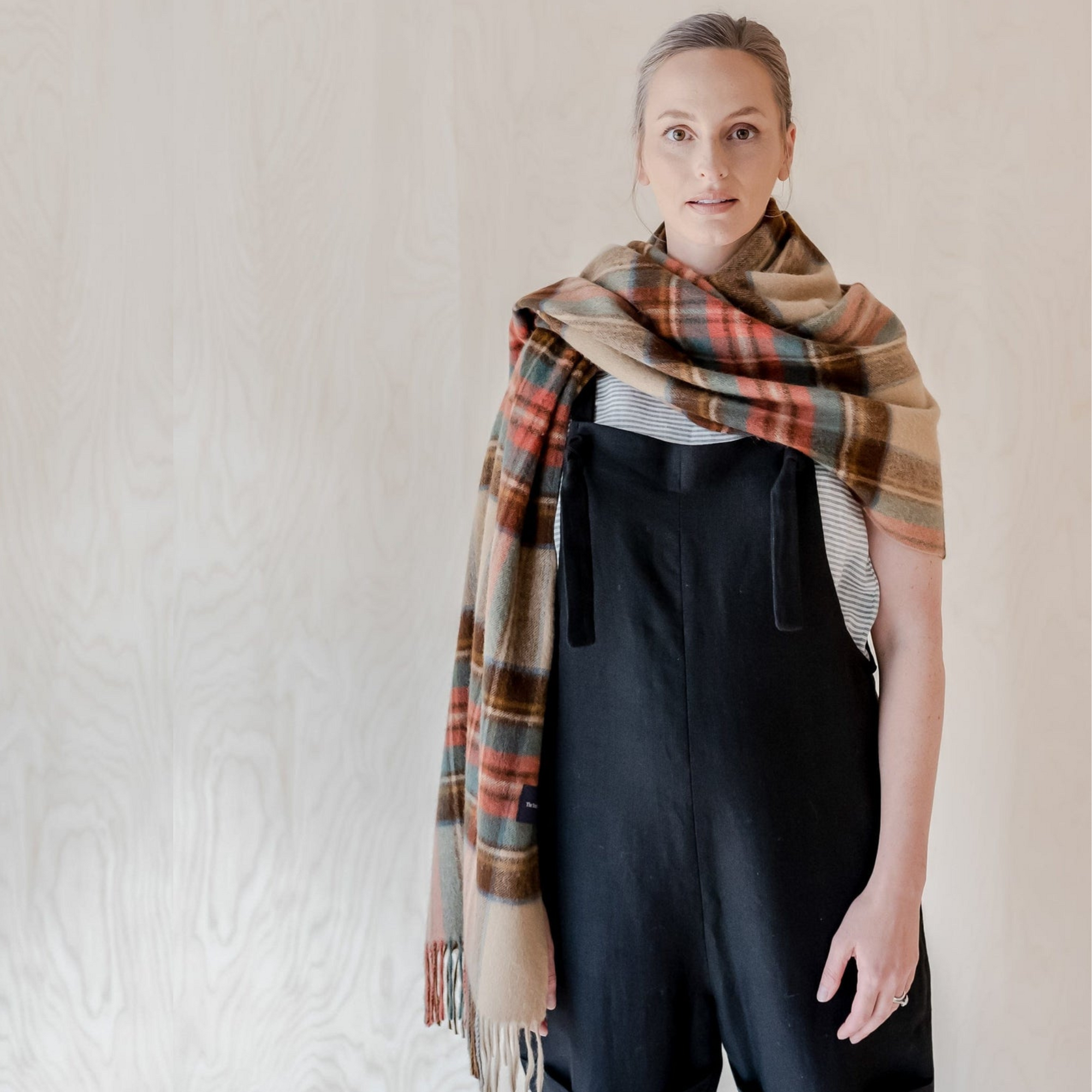 Lambswool Blanket Scarf | Stewart Dress Antique - Merino & Me