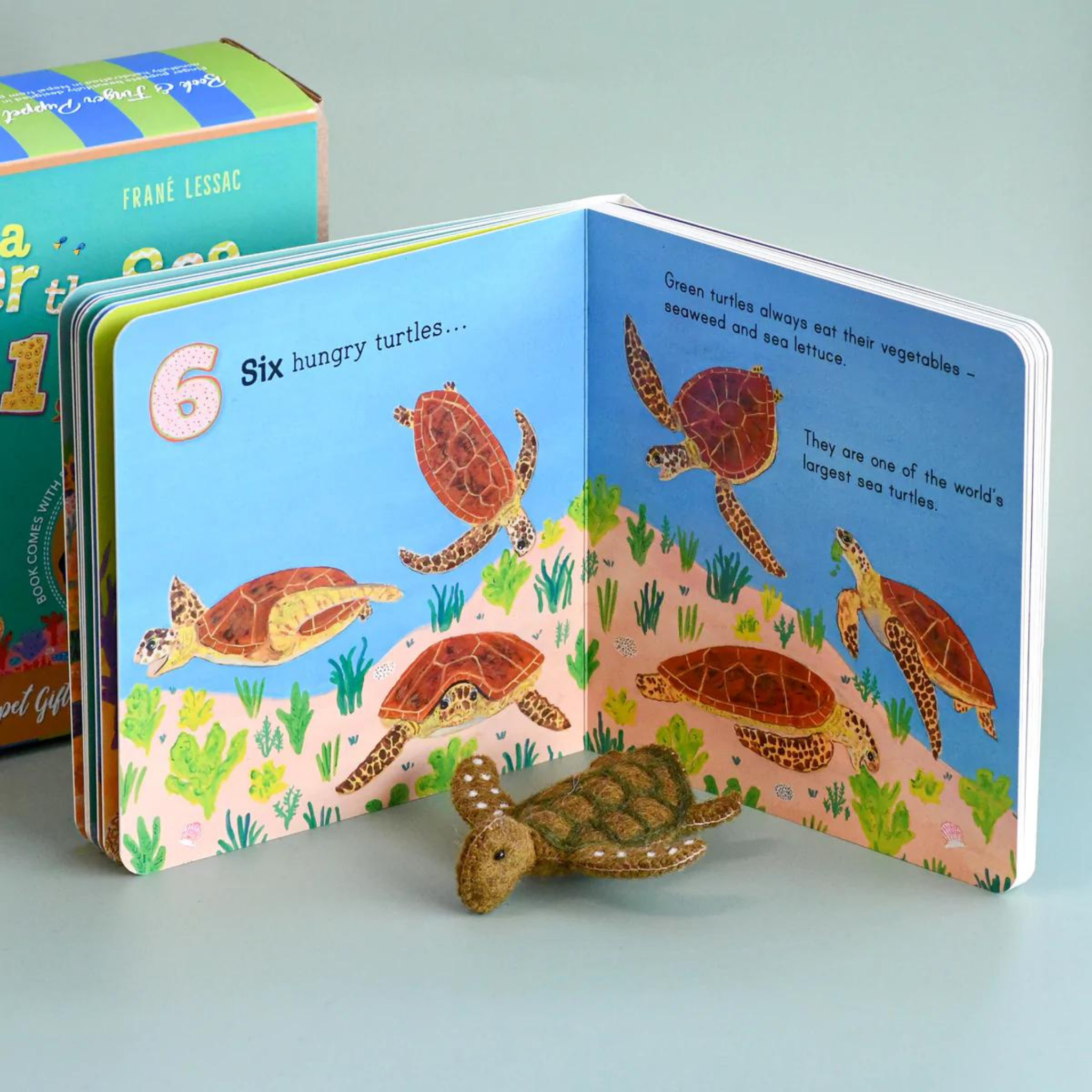 Book and Finger Puppet Set | Under The Sea By Frané Lessac