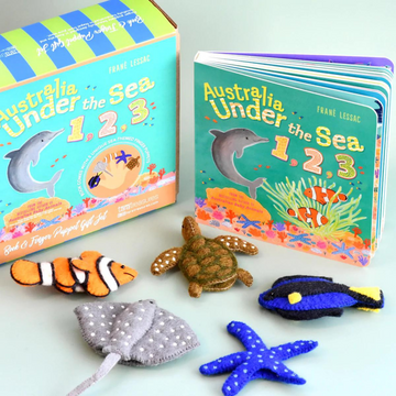 Book and Finger Puppet Set | Under The Sea