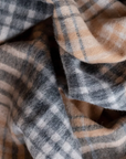 Lambswool Blanket Scarf | Camel Gradient Check
