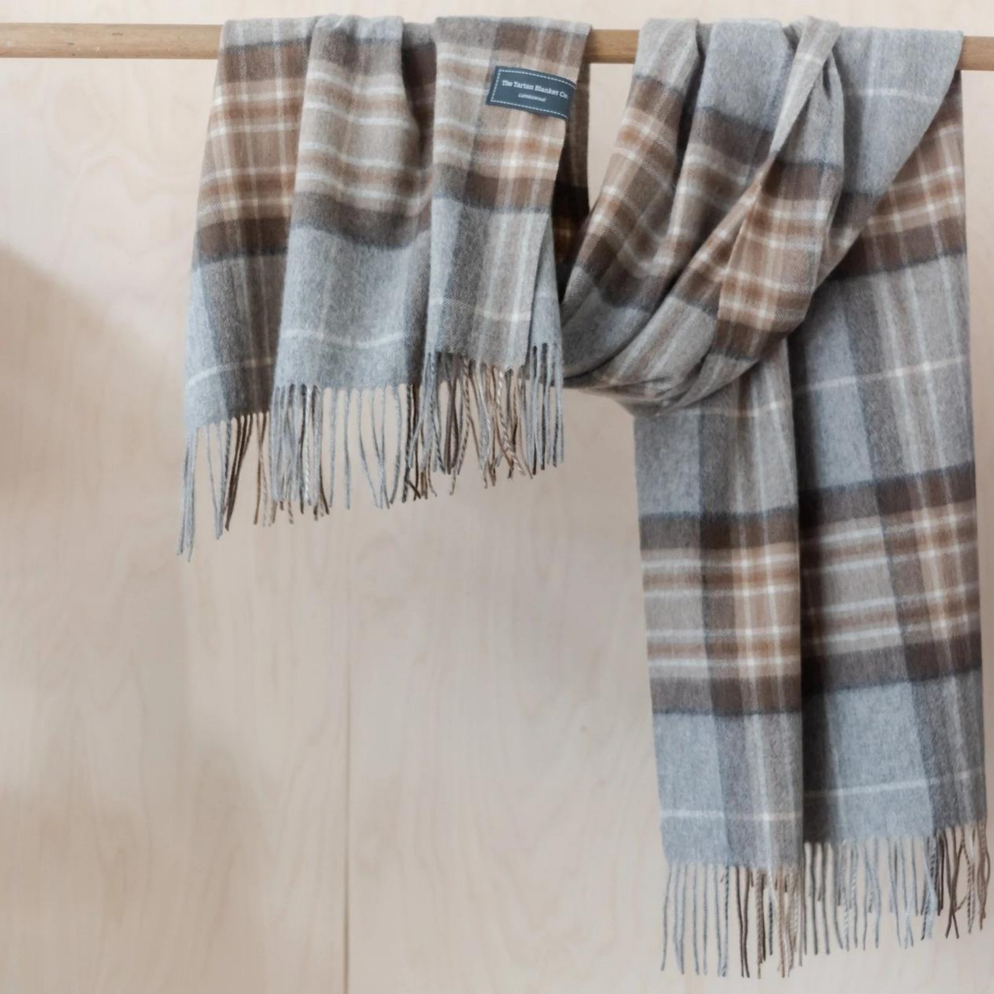 Lambswool Blanket Scarf | Mackellar Tartan - Merino & Me