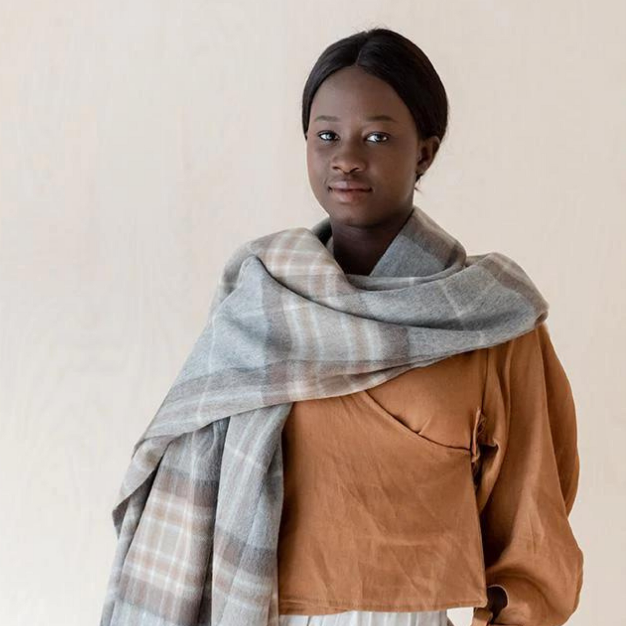 Lambswool Blanket Scarf | Mackellar Tartan - Merino & Me