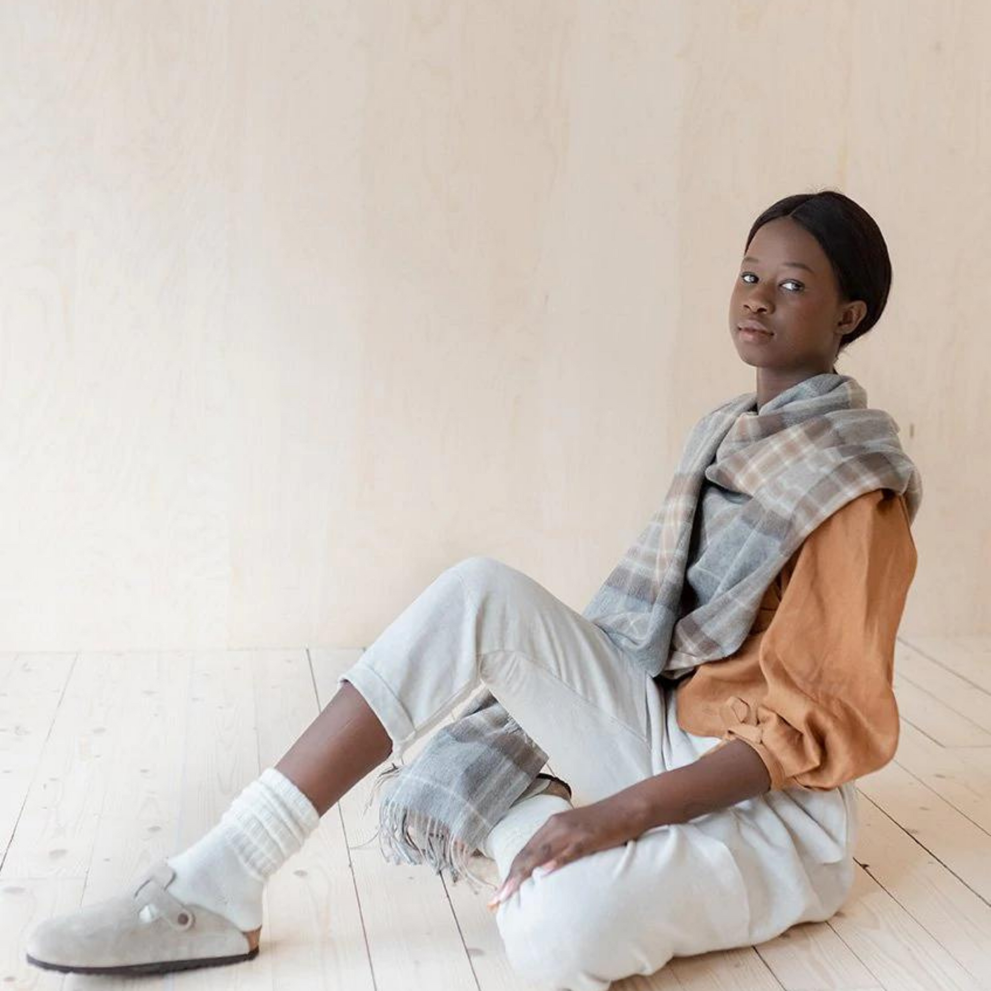 Lambswool Blanket Scarf | Mackellar Tartan - Merino & Me