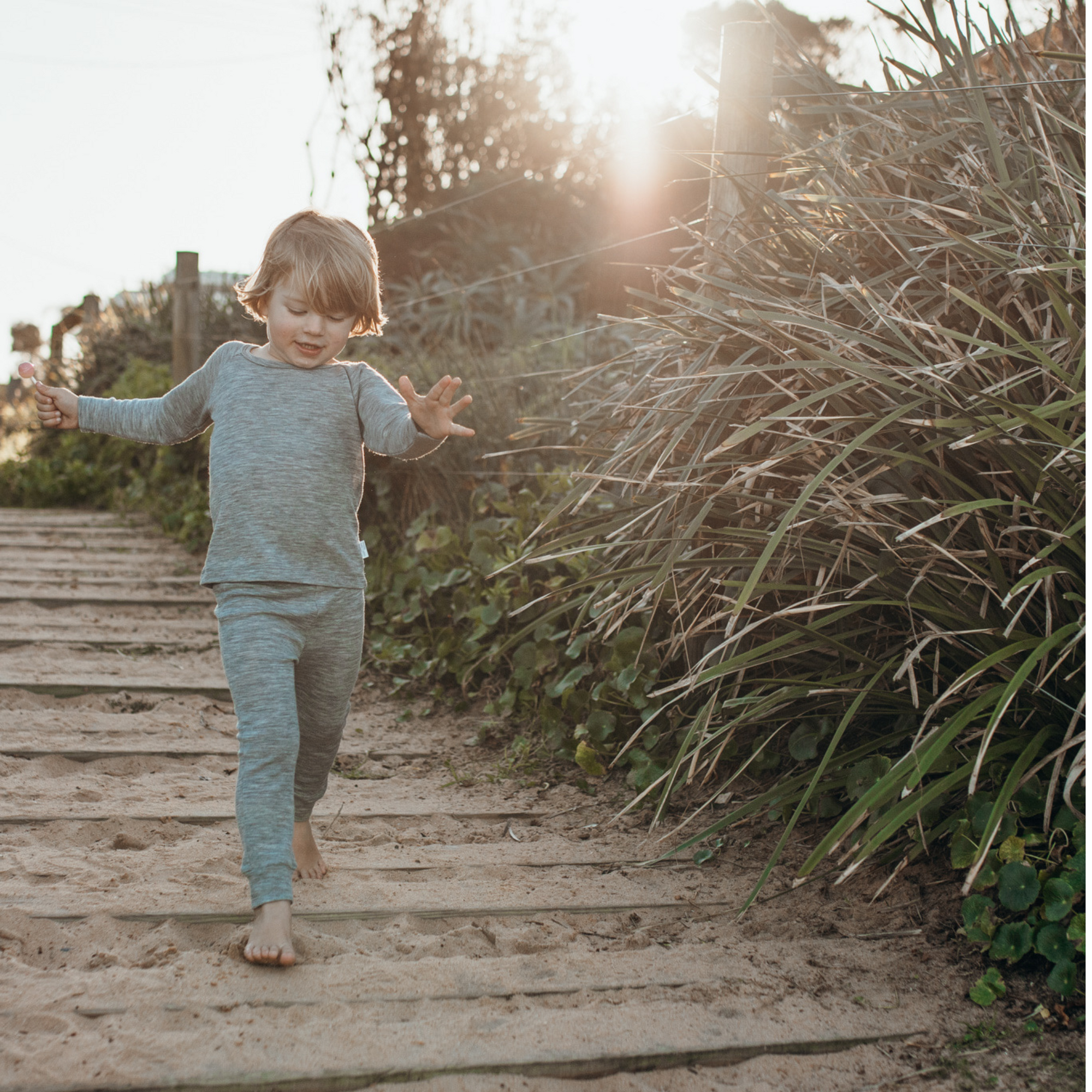 Merino Leggings | Grey Marle - Merino & Me