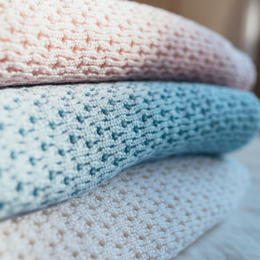 Merino Knit Blanket | Vanilla
