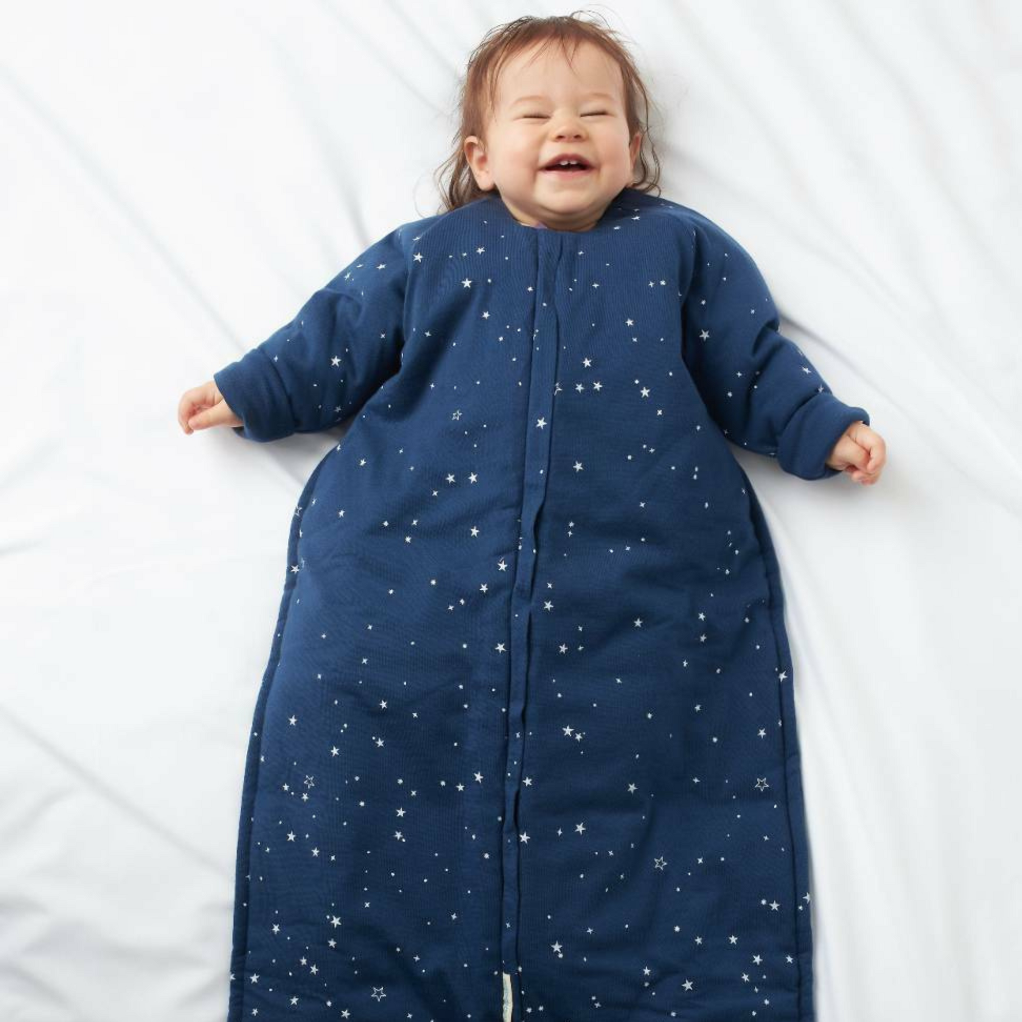 Duvet Sleep Sack with Sleeves | Tekapo Stars - Merino & Me