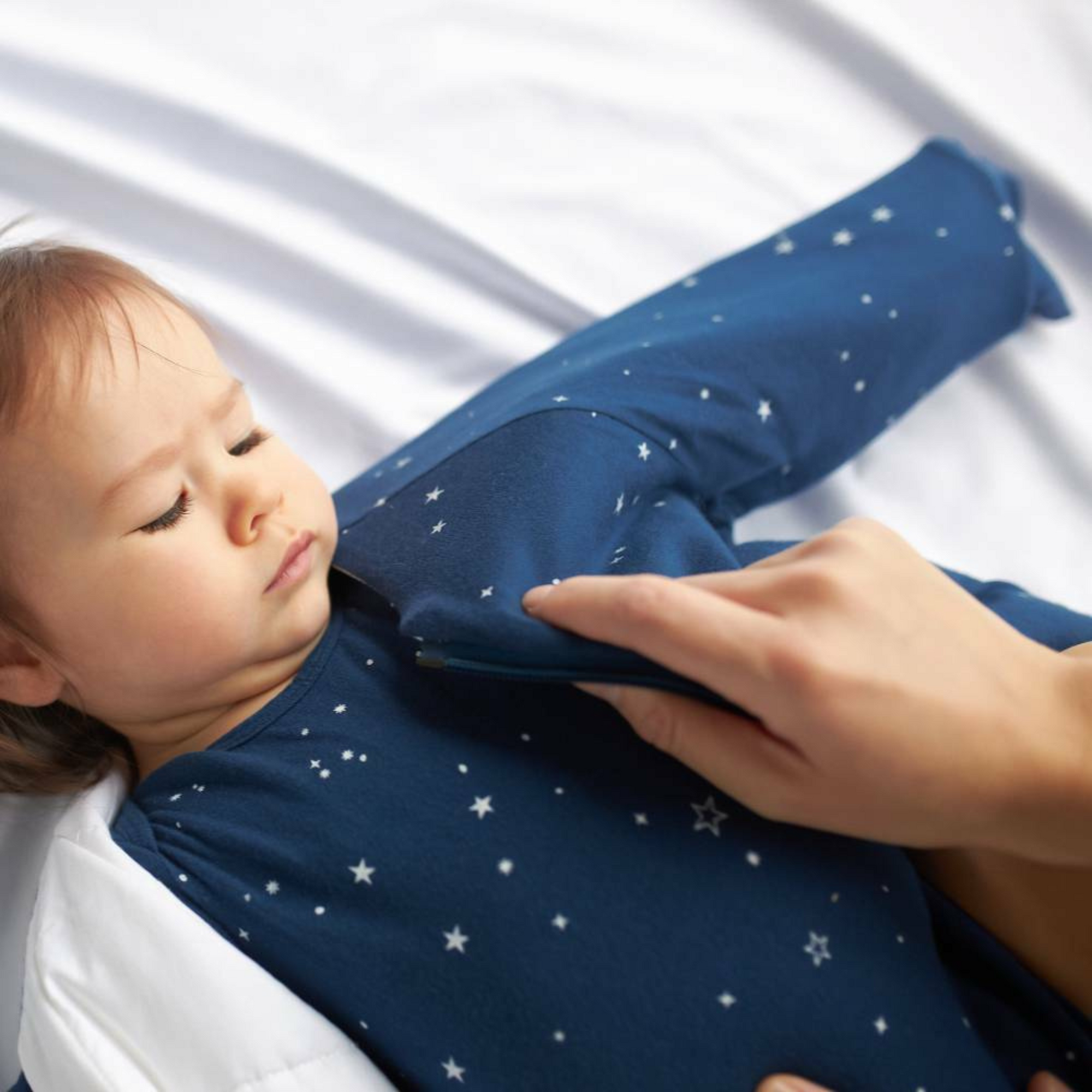 Duvet Sleep Sack with Sleeves | Tekapo Stars - Merino & Me