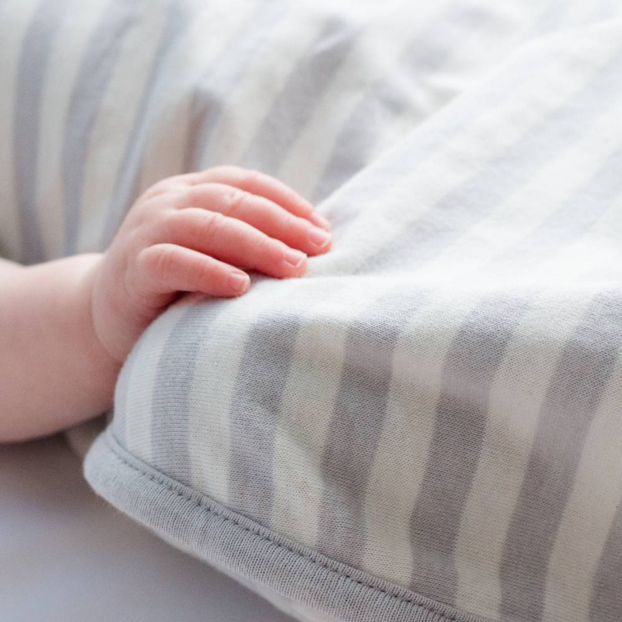 Three Season (Side Zip) Mid-Weight Sleep Sack | Pebble Stripe - Merino & Me