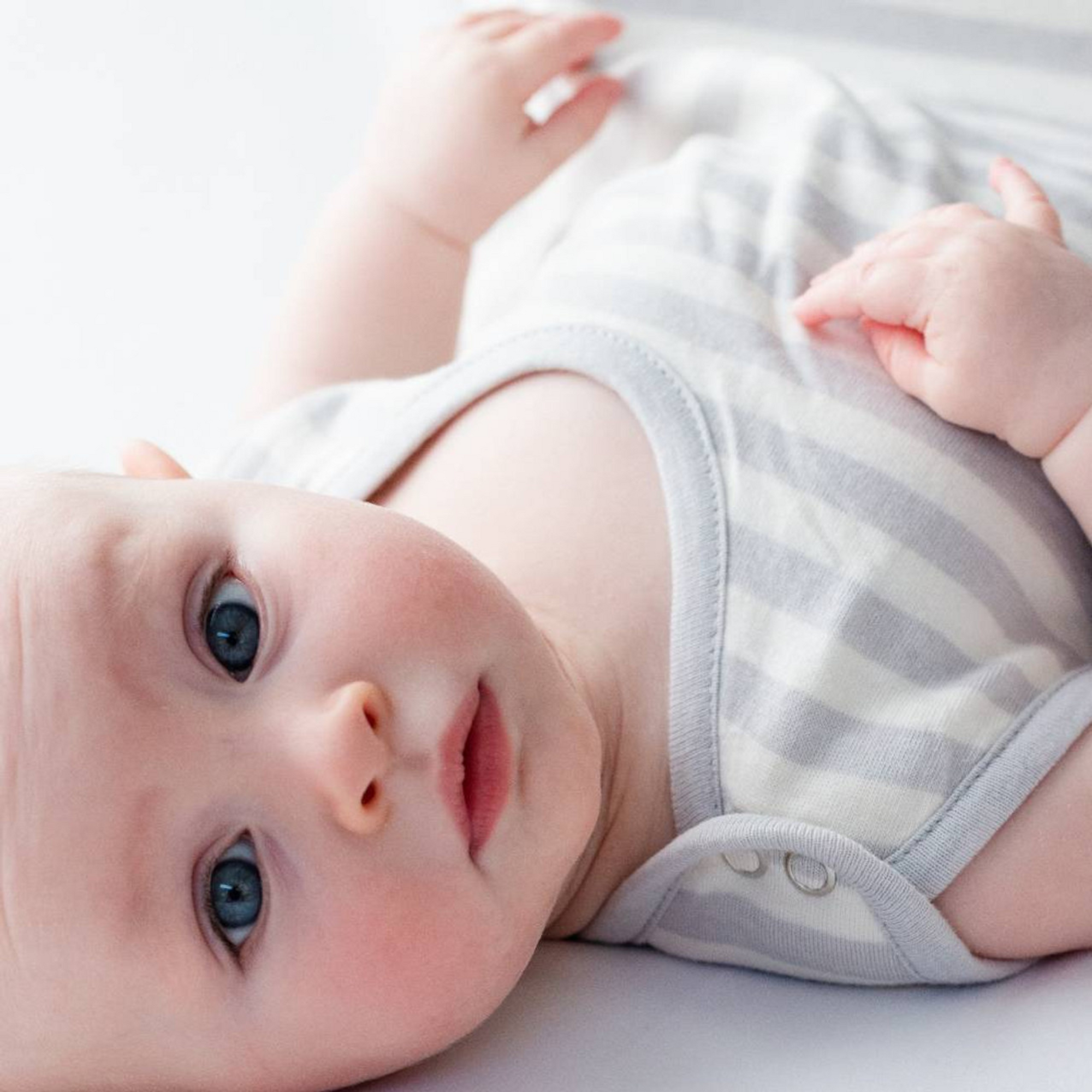 Three Season (Side Zip) Mid-Weight Sleep Sack | Pebble Stripe - Merino & Me