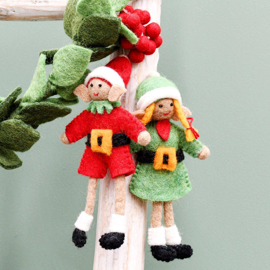 Felt Christmas Elves