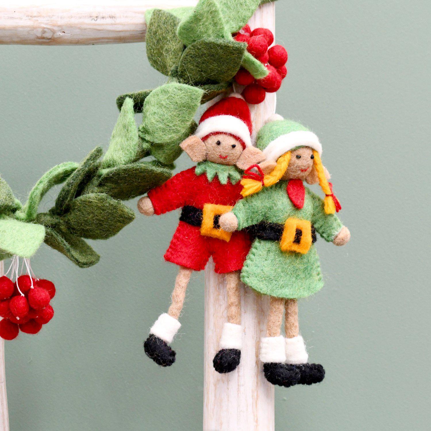 Felt Christmas Elves