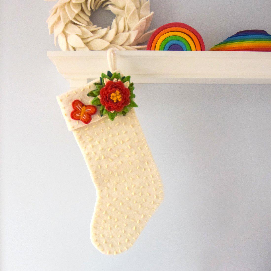 Felt Christmas Stocking - Stina's Style