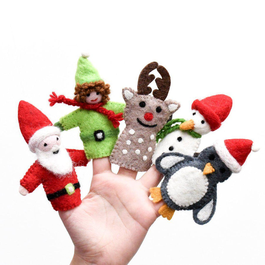 Finger Puppet Set | Christmas Santa