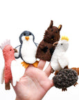 Finger Puppet Set | Wombat & Cockatoo