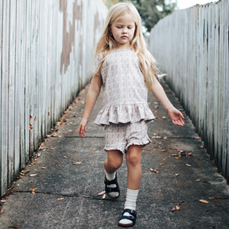 Baby & Kids Crew Socks | Pearl - Merino & Me